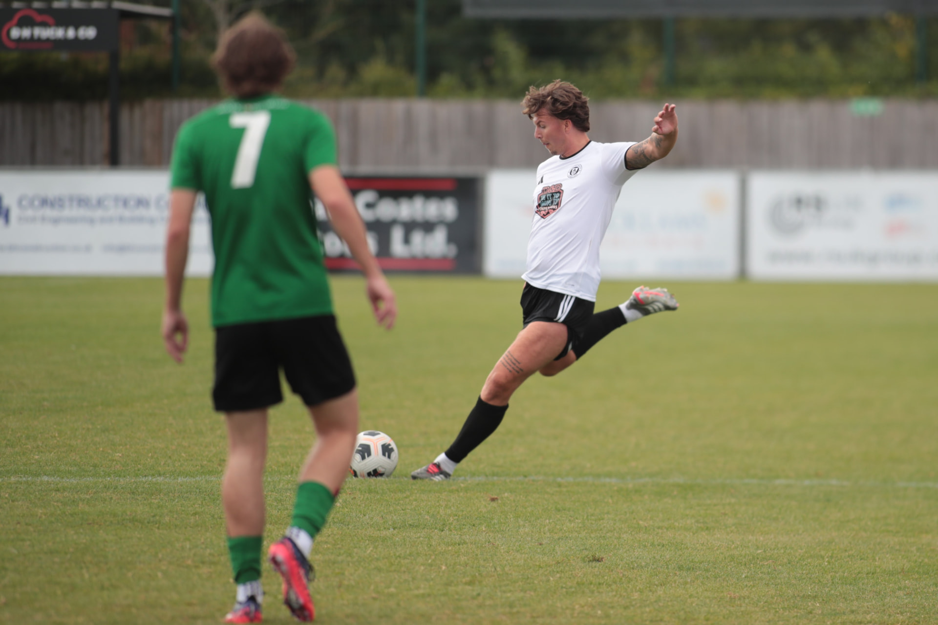 Grimsby United players competing during a matchday at Bradley Football Development Centre